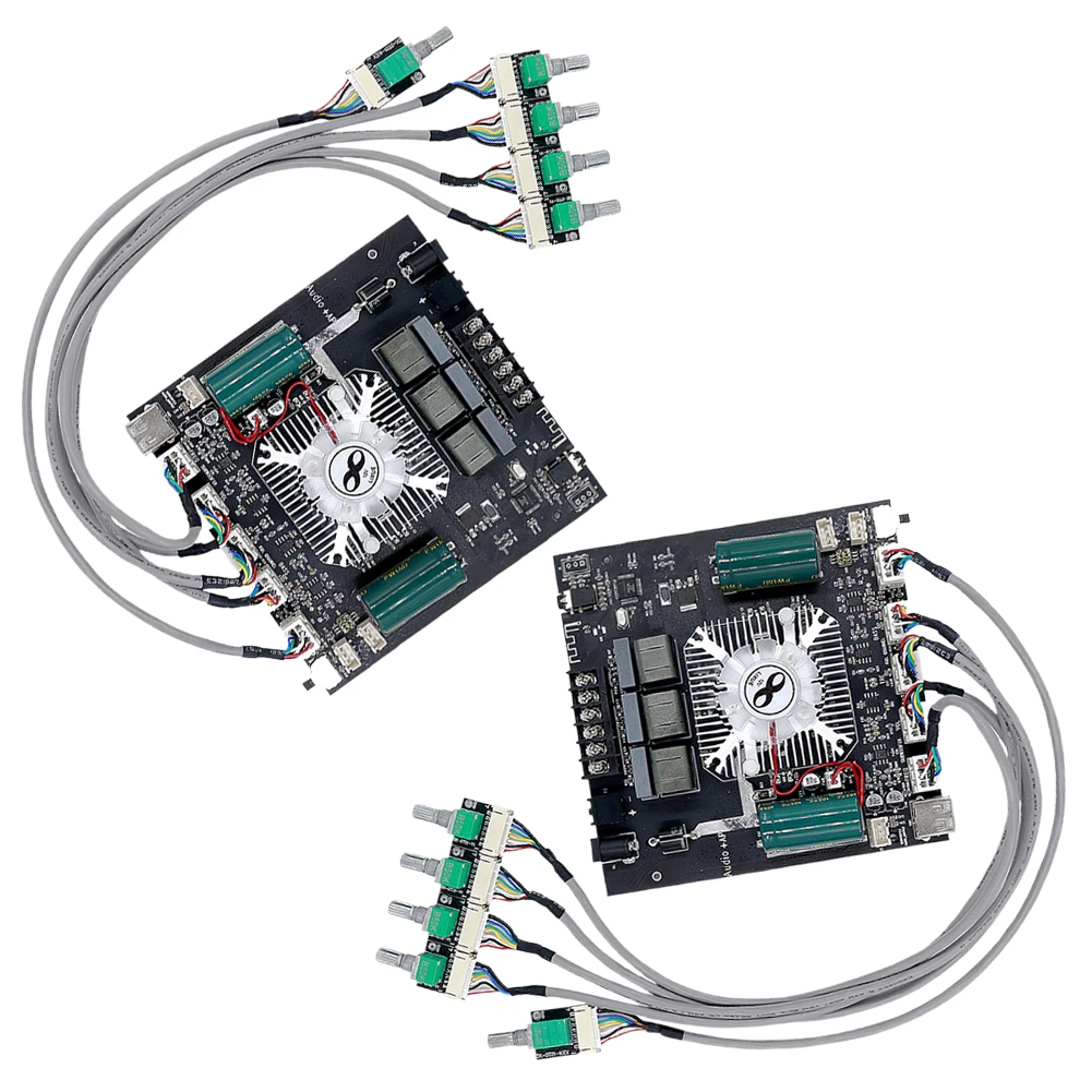 وحدة مكبر كهربائي صغير HiFi رقائق مضخم الصوت مجلس تيار مستمر 15-36 فولت 160 واط X 2 + 220 واط مضخم صوت ستيريو لمكبرات الصوت المنزلية ذاتية الصنع