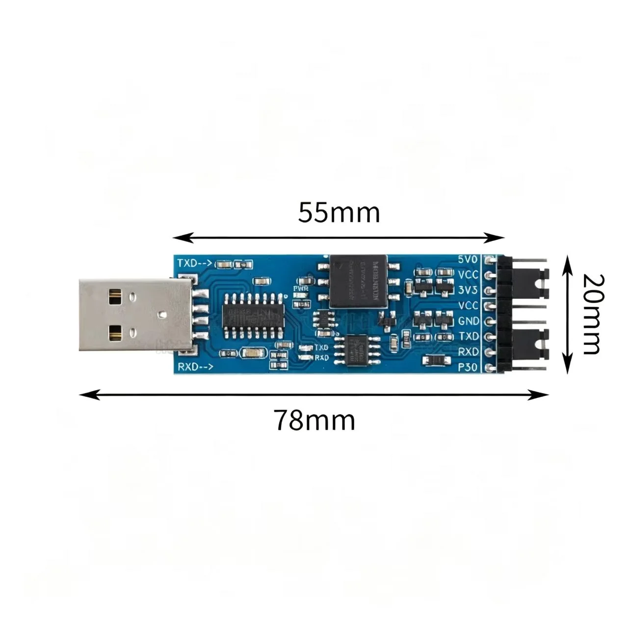 CH340 FT232 CP2102 Optically Isolated Serial Port Module USB to TTL Serial Module 5V 3.3V Photoelectric with Signal Isolation