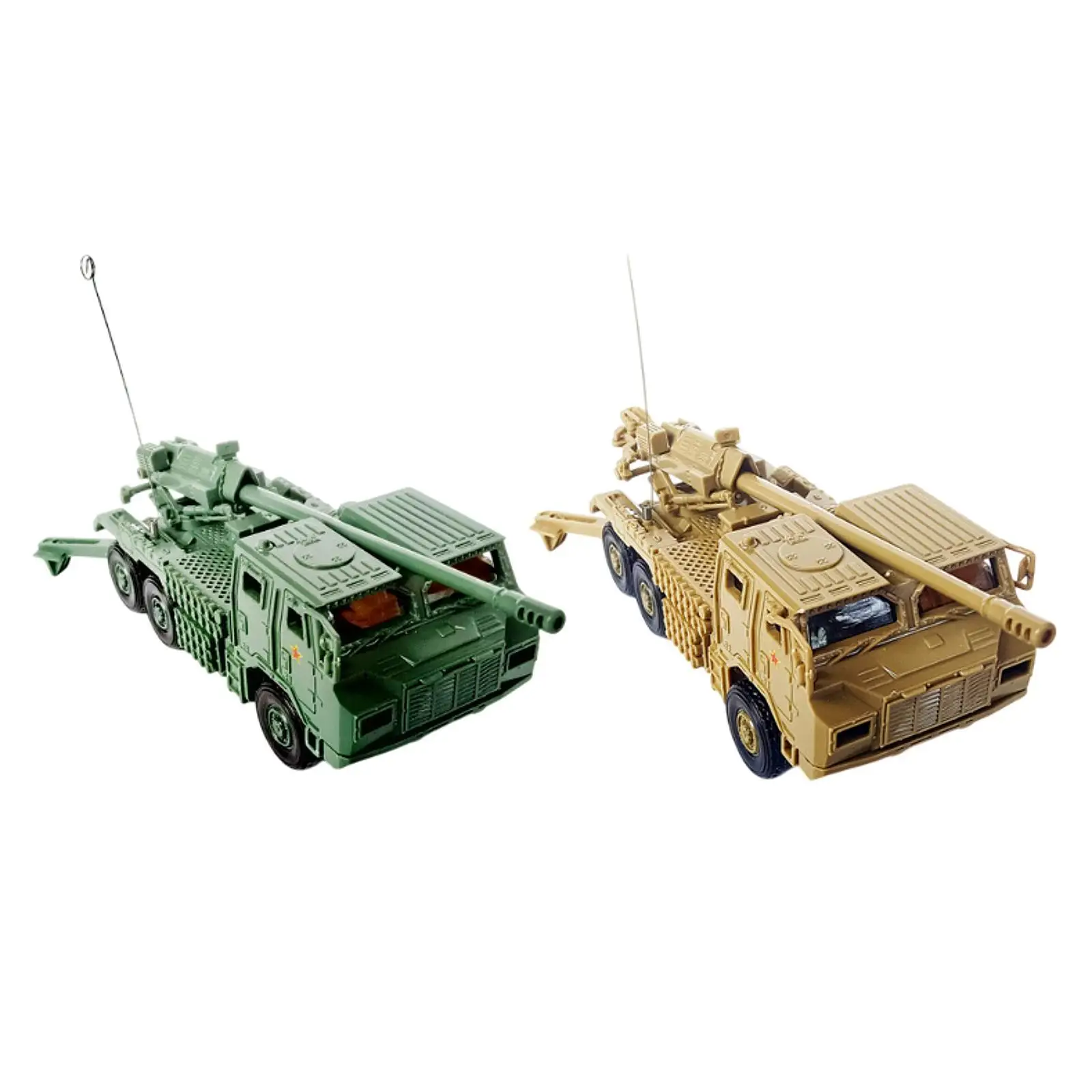 1:72 4D Tank Model Building Model Kit Collectible Tabletop Decor Craft Chariot Miniature Armored Vehicle for Kids Display