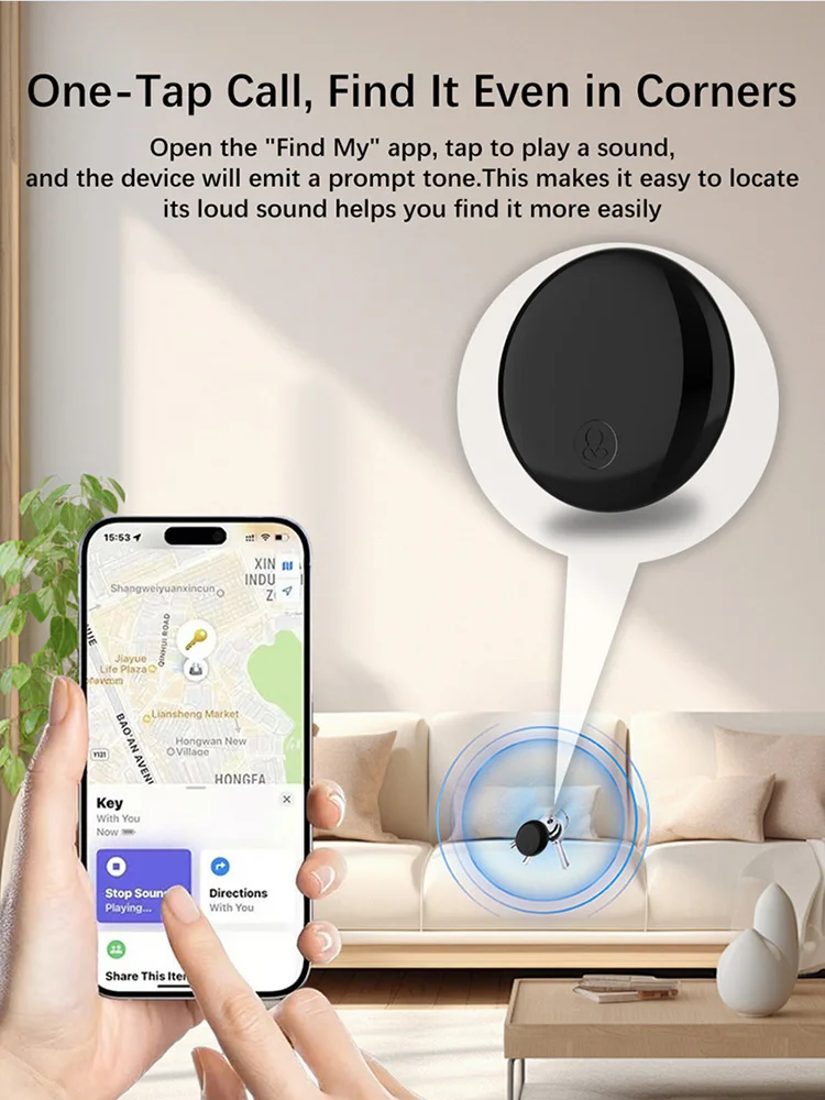 For Apple Find My Mini Location Tracker Anti Lose Reminder Device Key Finder Kids' Bag Wallet Home Item Remote Locator Air Tag