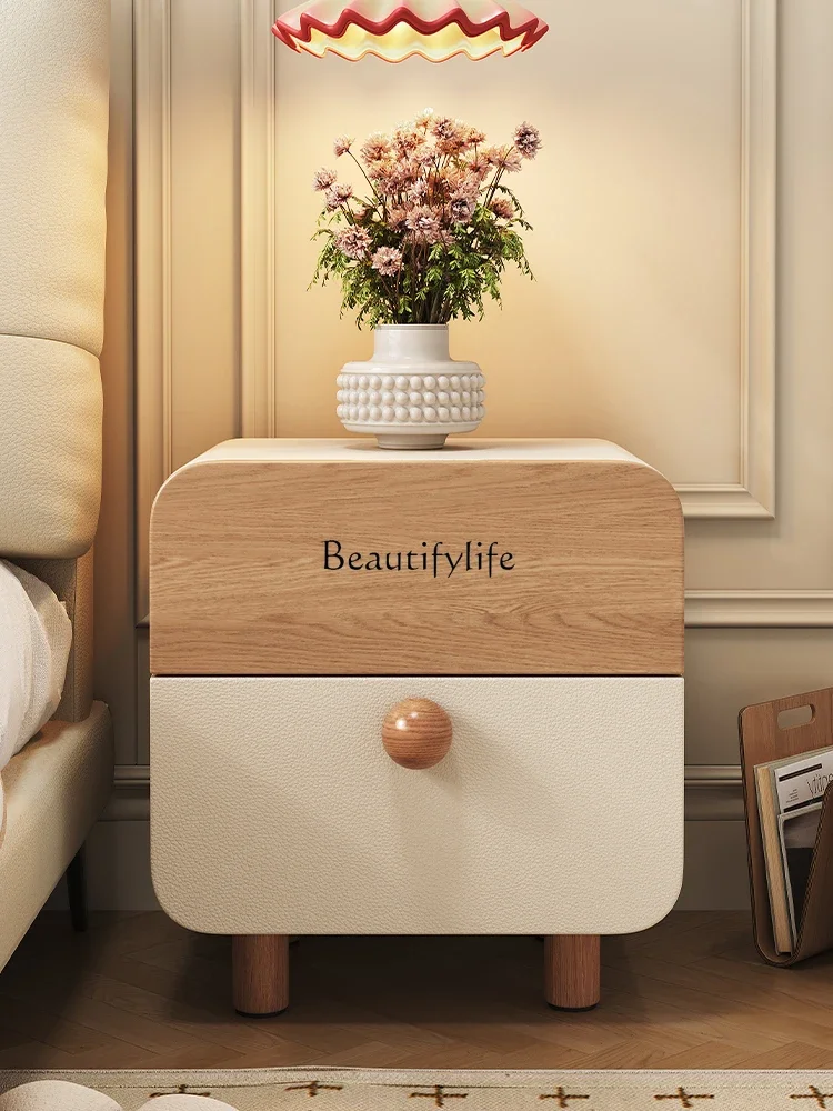 

ls 42ls 42Medieval cream wind all solid wood bedside table household bedroom small children's bedside storage cabinet