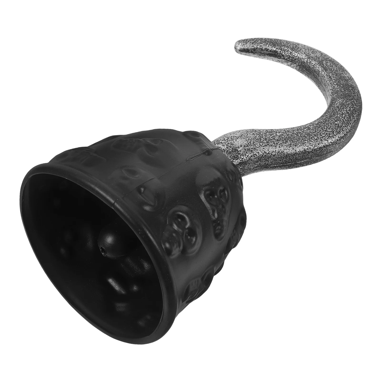 1개 빈티지 해적 갈고리 가벼운 플라스틱 해골 디자인 할로윈 파티 장식 코스튬 액세서리 어린이 코스프레 해적 파티