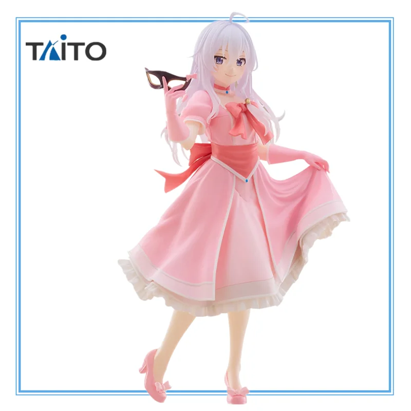 

In Stock Original TAITO The Journey of Elaina Elaina PVC Anime Character Model Collection Desktop Decoration Toys Festival Gifts