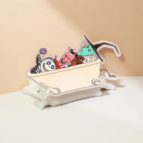 Imagen 2 del producto Horquilla para bañera bonita de Disney, accesorios para el cabello para bañera de dibujos animados, adecuados para mujeres y niñas, 1 ud./6 uds.