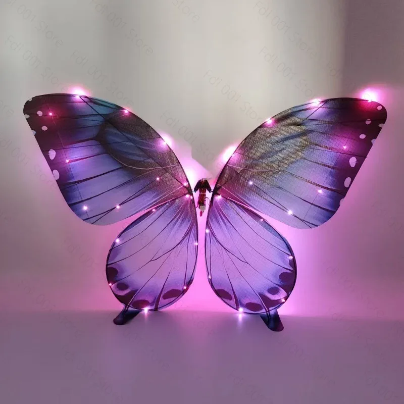 RC Flapping Butterfly Stage Prop Bionic Flying Insect Model Light-Up for Performance And Education