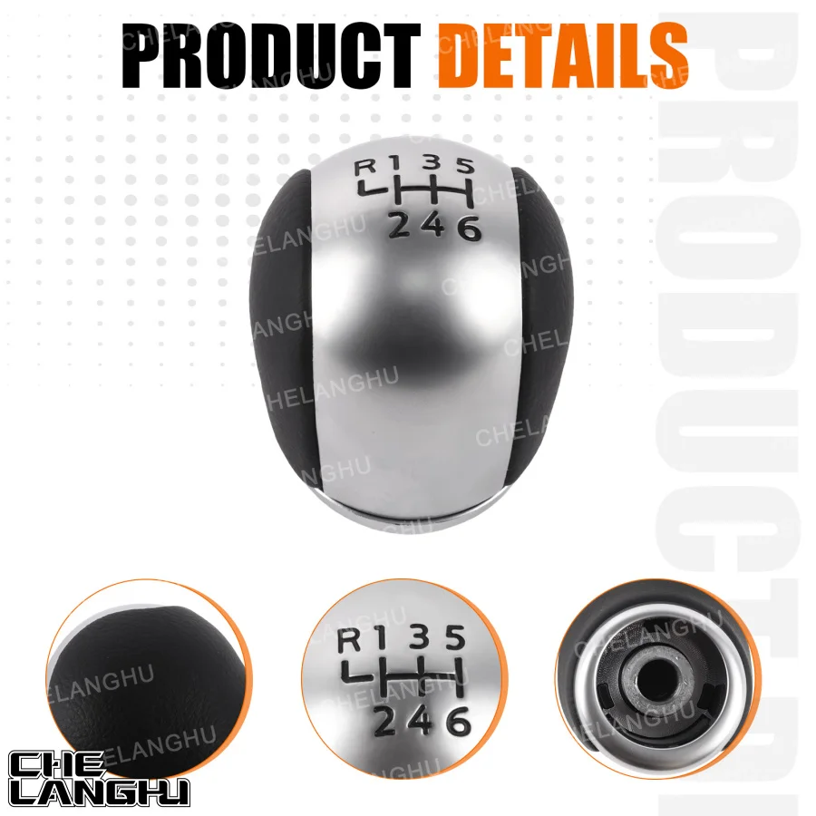 For Ford Fiesta 2017 2018 2019 2020/Puma 2020 2021 2022 2023 2024 Car 6 speed Gear shift knob 2271615 H1BJ-7217-EC