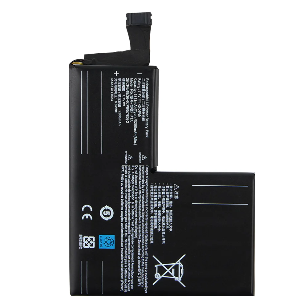 Replacement Battery F7A F7G For Steam Deck Game Console Rechargeable lithium Battery 7.7V 5200mAh With Free Tools