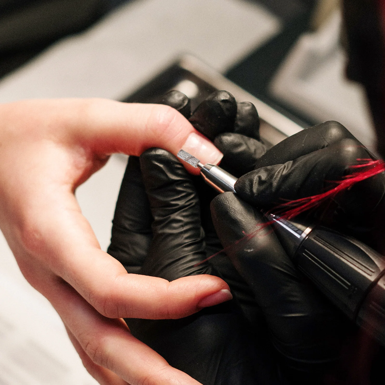 

50Pcs Fine Grit Sanding Bands for Nail Drill Polishing Grinding Gel Overlay Removal Nail Art Manicure Supplies