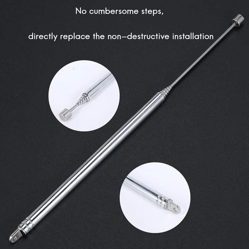 วิทยุ AM 7ส่วน, FM, เสาอากาศขยายเสาอากาศทีวียาว66ซม.