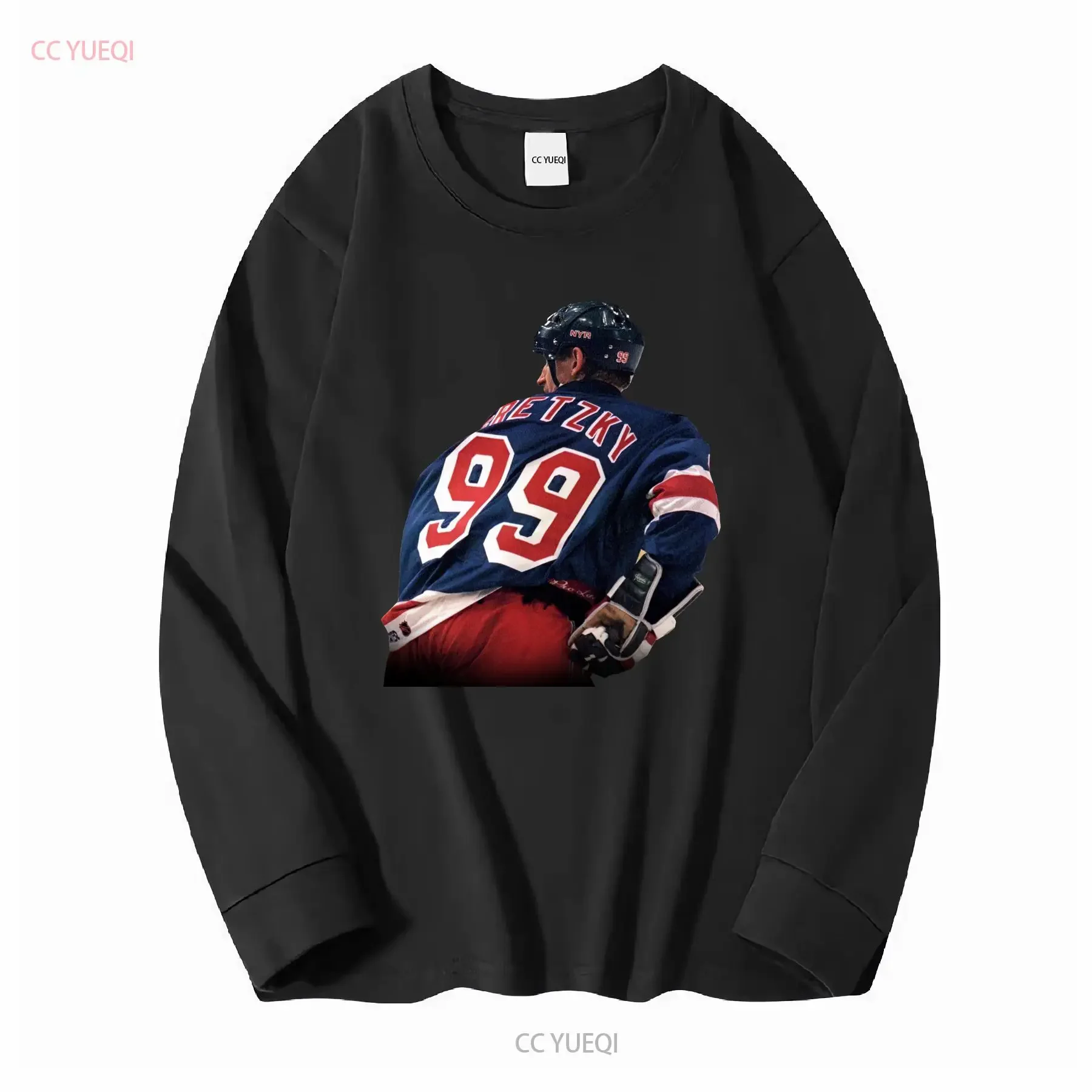 Wayne Gretzky Hockey Fan Player 99 T Shirt Men's Cotton S M L XL vintage Washed homme Soft fashion Comfortable Slightly