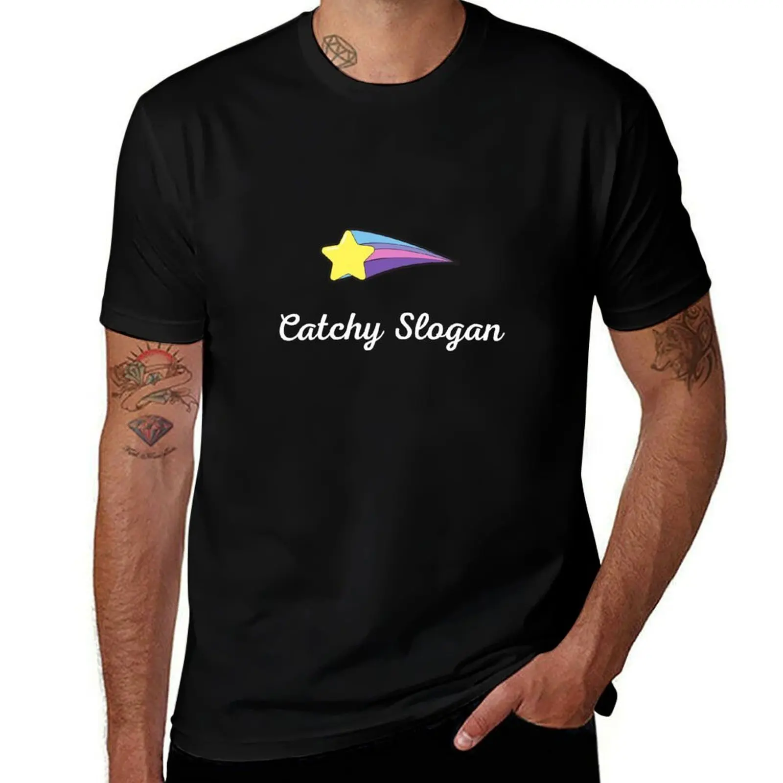 

Original Catchy Slogan Design T-Shirt g man t shirts for men anime t shirts oversize T-Shirt
