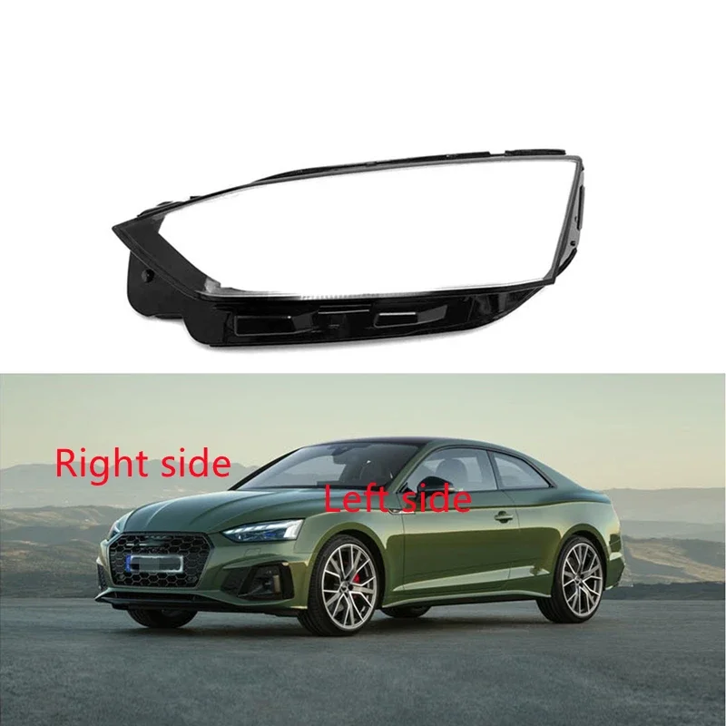 

For AUDI A5 S5 RS5 2021 2022 2023 Car Headlight Shell Headlight cover Headlamp Lens Headlight Glass Auto Shell Cover