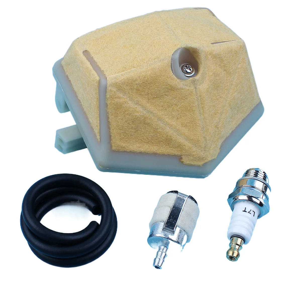 Air Fuel Filter Line Spark Plug Kit For Husqvarna 51, 55, 55 Rancher Chainsaw 503 60 83-01, 503608301, 503898101