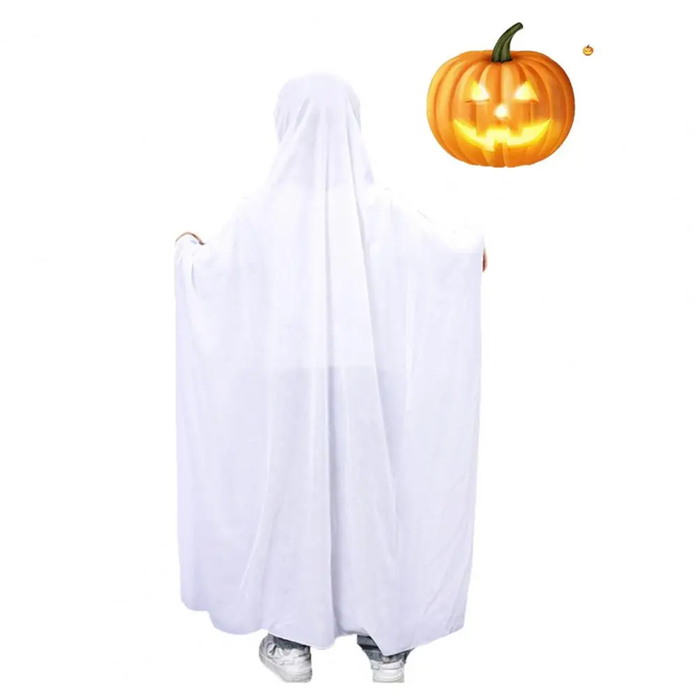 Halloween Kledingstuk Spookachtige Halloween Cape Voor Kinderen Volwassenen Spookhuis Cosplay Kostuum Met Capuchon Voor Gemaskerd Feest