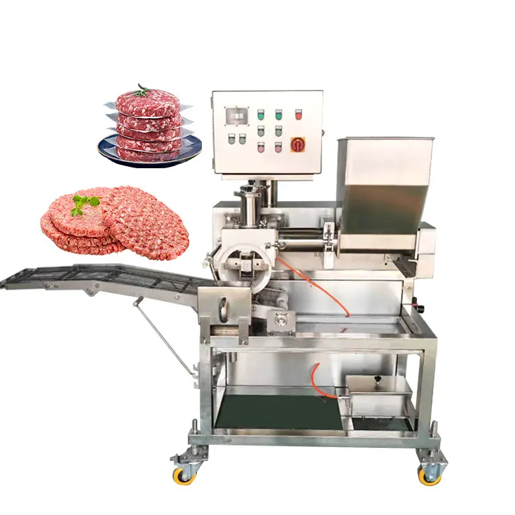 FOODLINE Adjustable Thickness Meat Patty Maker Machine For Different Size Beef Chicken Pork Patty Making