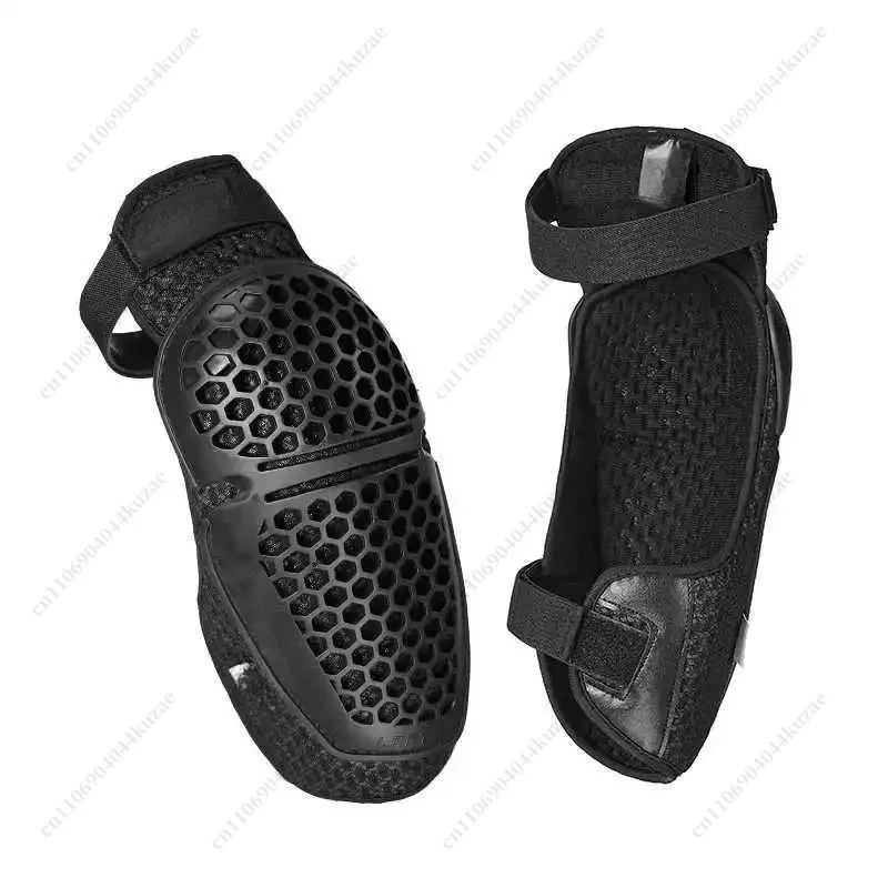 Honeycomb Breathable Motorcycle Knee Guards, Adjustable Heat Dissipation Protective Pads for Summer Off-Road Riding