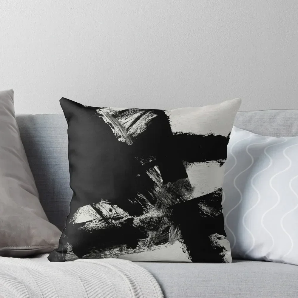 conductor:Strong black and white contrast creates a strong visual tension Throw Pillow pillow cover christmas pillow