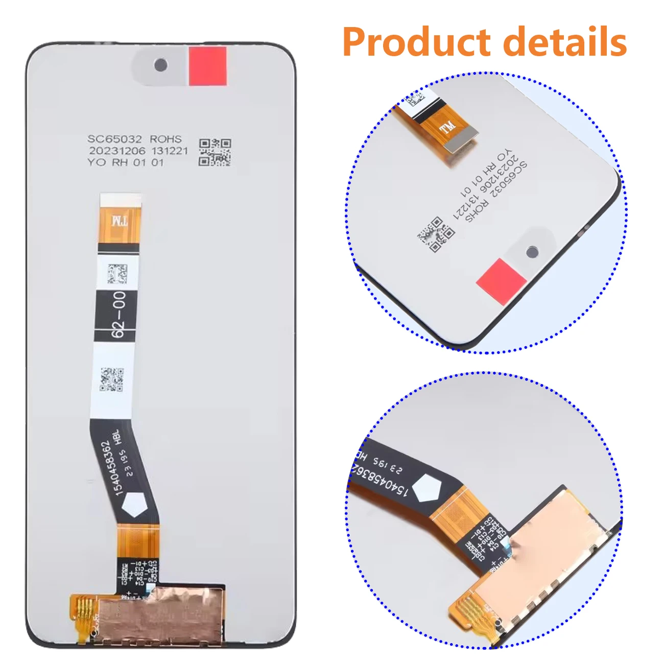 Pantalla For Motorola Moto G14 LCD Display Full With Frame PAYF0010IN Touch Screen Digiziter Assembly Replacement Repair Parts