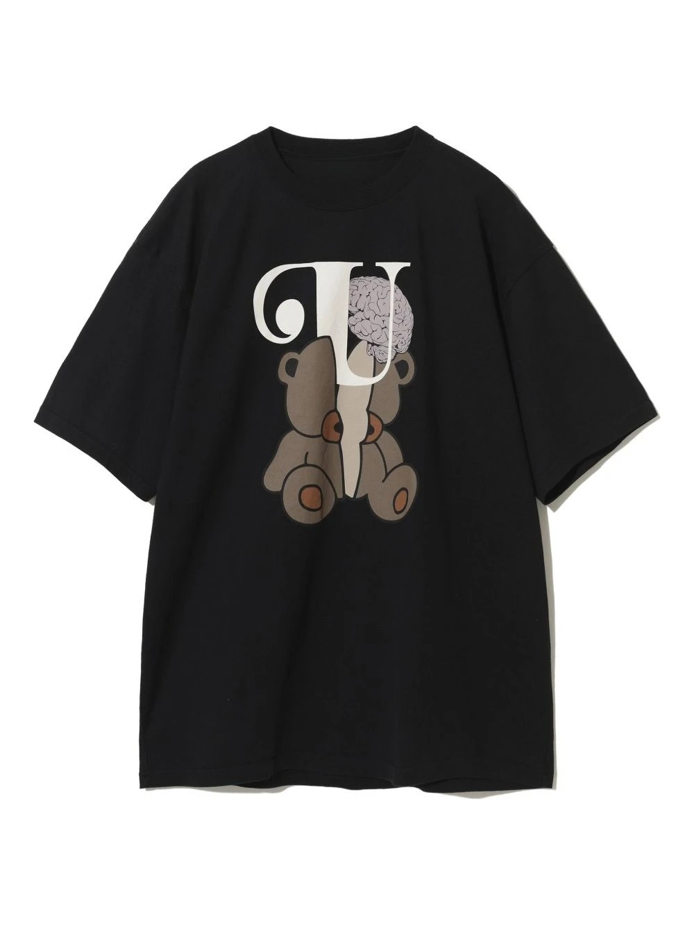 

Undercover Bear-print Cotton Peripheral Pattern Printing Summer Luxury Brand Cotton Men's and Women's T-shirt Short Sleeve