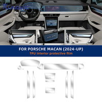 Anti-Scratch Sticker for PORSCHE Macan EV 2024 2025 Gearbox Panel Navigation Screen Automotive Interior TPU Protective Film