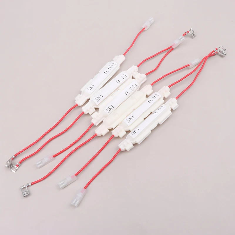 5KV 0.65/0.7/0.75/0.8/0.85/0.9A High Voltage Fuse For Microwave Ovens Universal Fuse Holder Microwave Ovens Parts