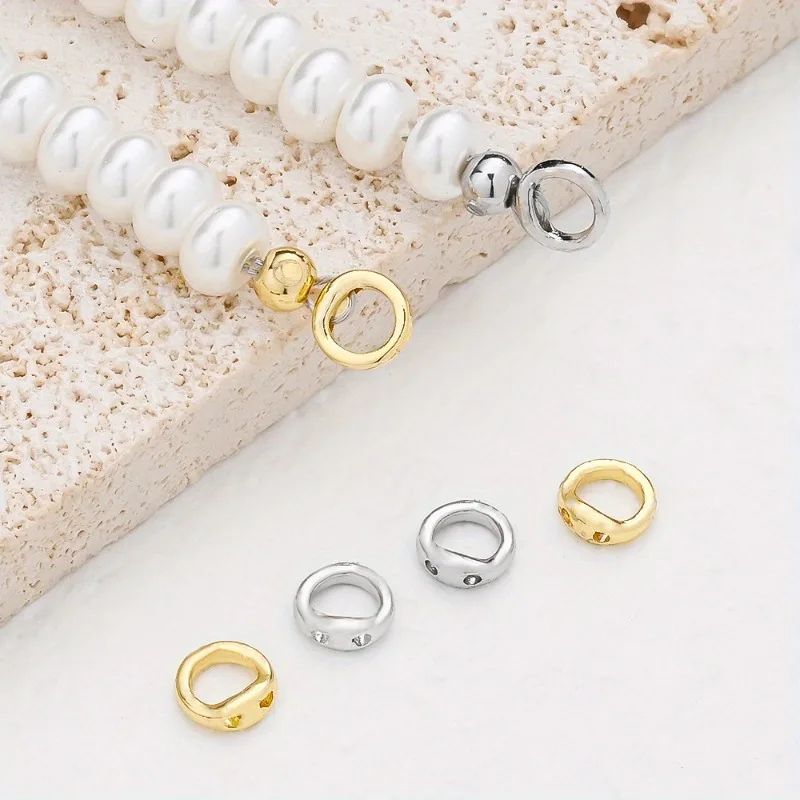 20pcs Elegant Double Hole Linking Circles Rings