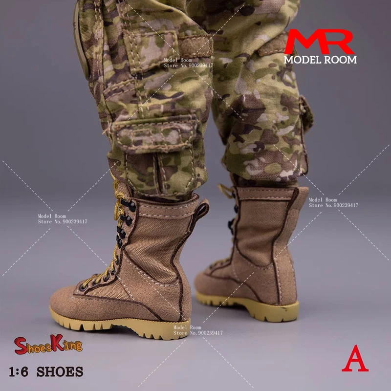 SK011 Męskie buty wojskowe w skali 1/6 wojskowe buty dopasowane do 12 ''lalki figurki