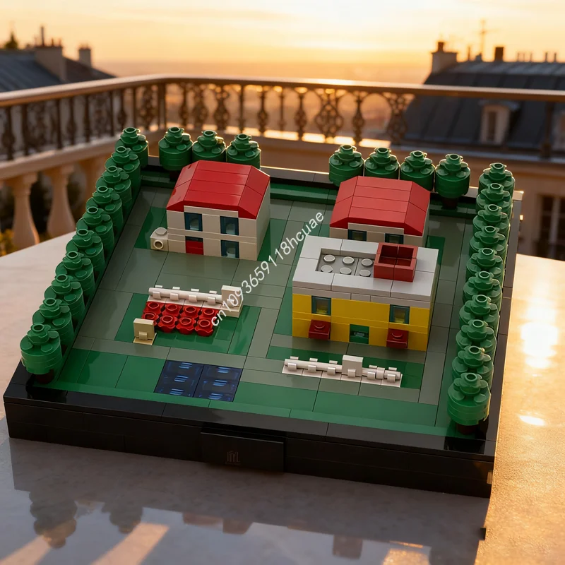 

497pcs MOC Pallet Town Display Pok Moned Model Building Blocks Construction Assemble DIY Christmas Gift Idea Toys Brick Kids