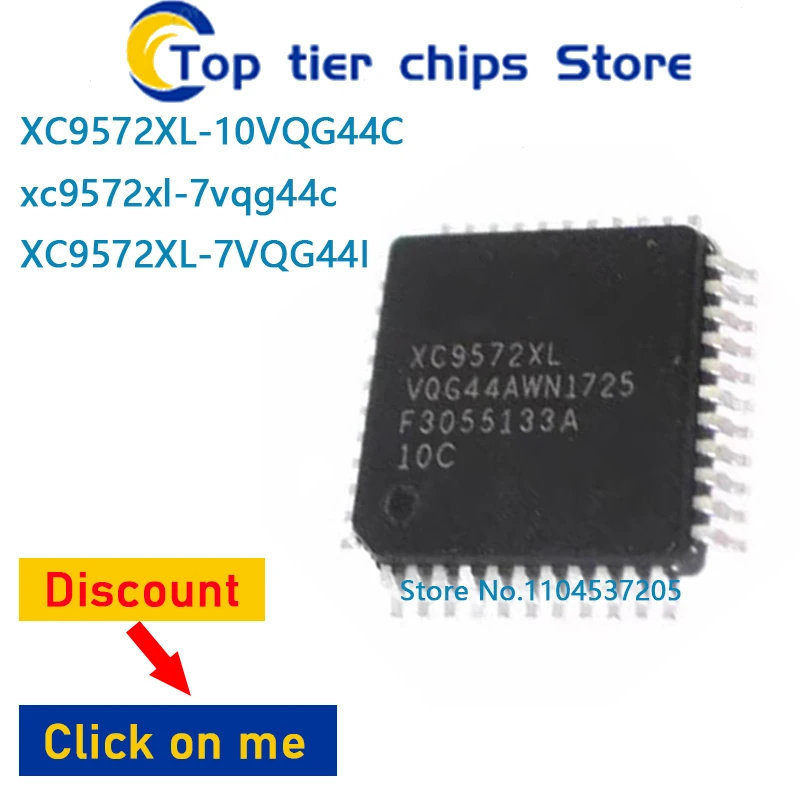 1PCS~10PCS/LOT  XC9536-10VQG44C XC9572XL-10VQG44C xc9572xl-7vqg44c XC9572XL-7VQG44I QFP 100% NEW