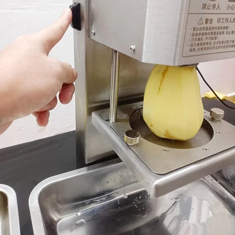 Электрическая машина для резки спирали картофеля Коммерческая машина для резки картофельных башней Машина для резки картофеля фри