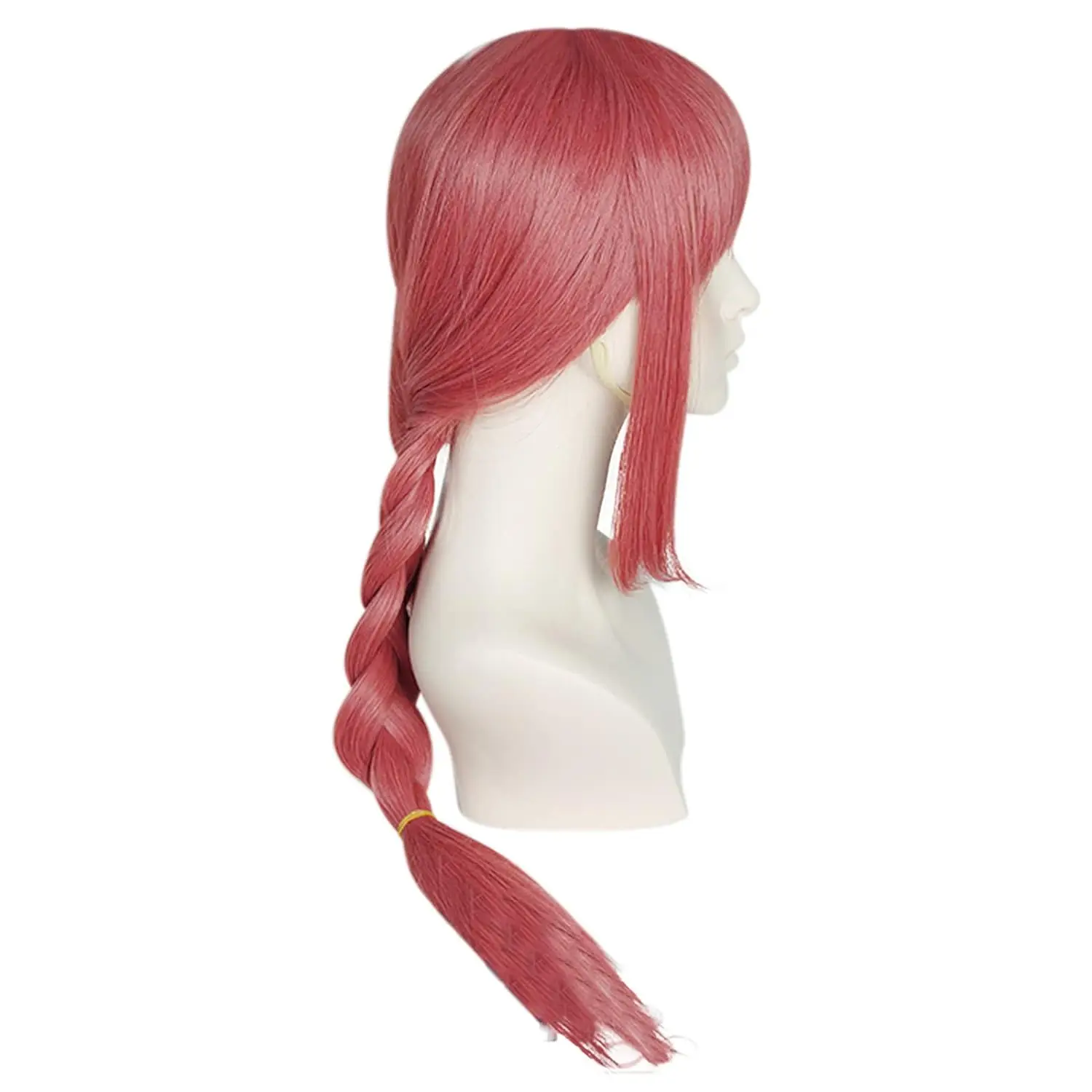 شعر مستعار مضفر من ماكيما للنساء، شعر مستعار طويل مستقيم مع ذيل حصان، شعر مستعار صناعي زي الرسوم المتحركة