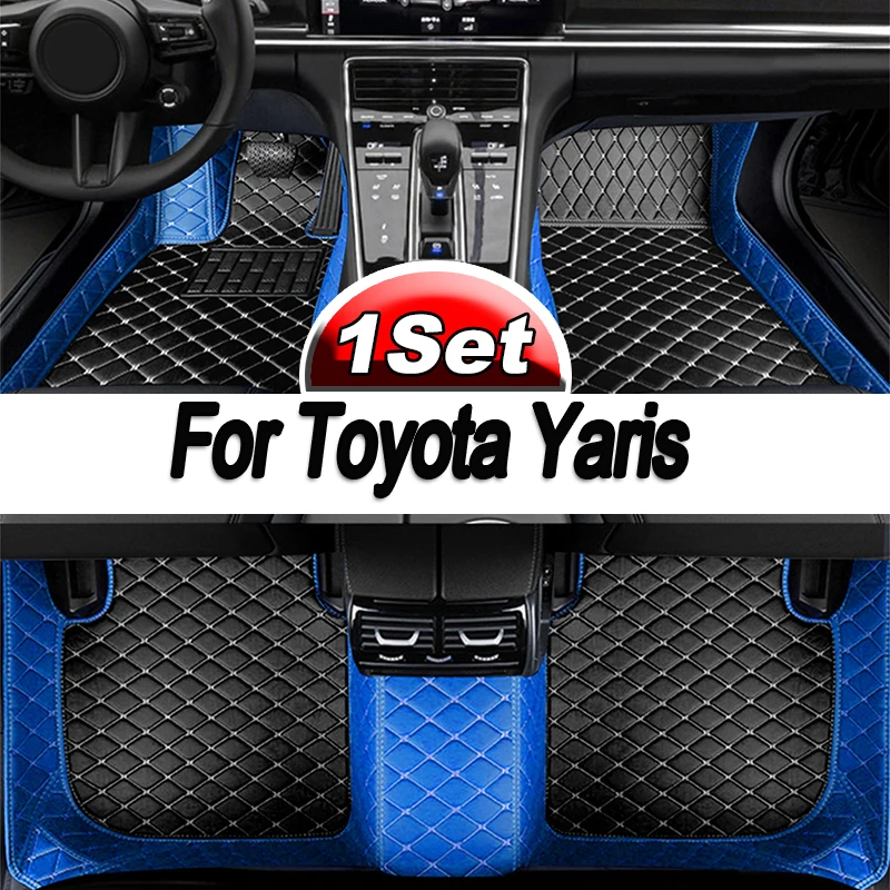 Car Floor Mats For Toyota Yaris Hybrid Mazda2 Hybrid MXPH11 2021 2022 2023 Waterproof Protective Pad Floor Cover Car Accessories