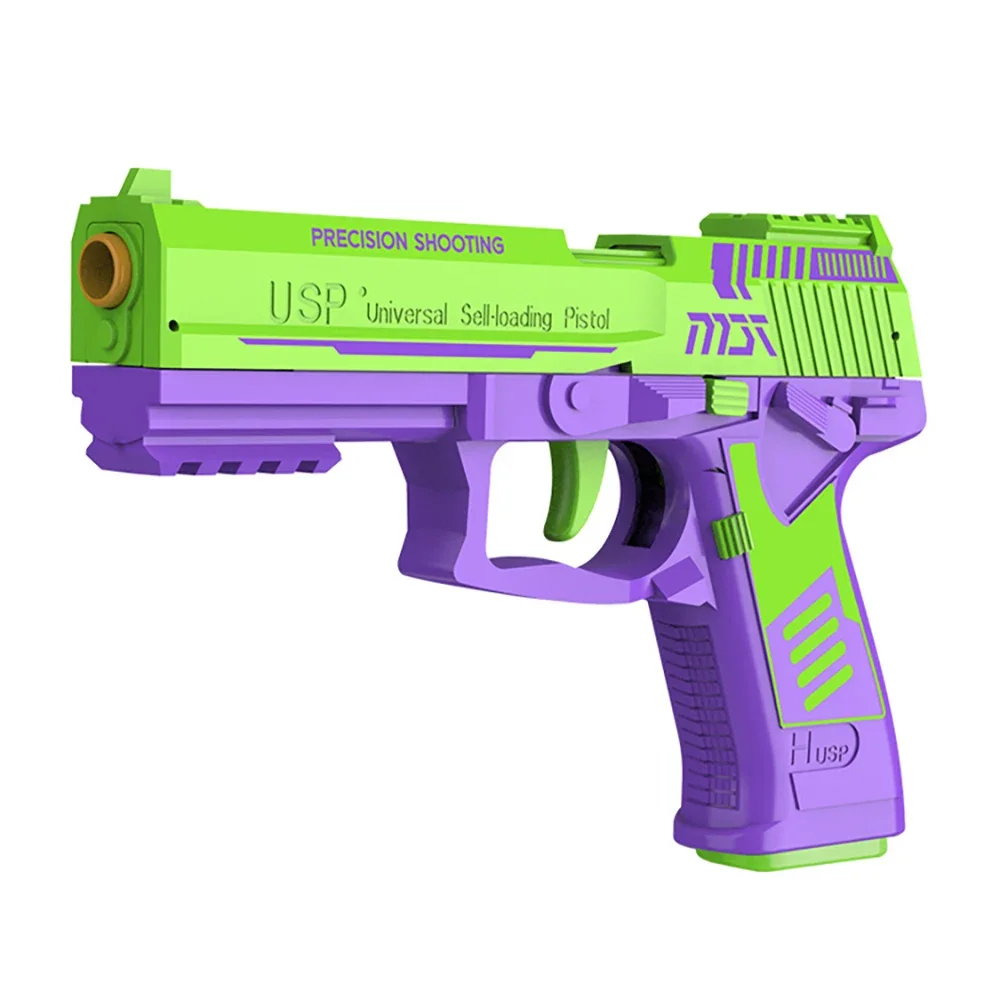 Menino brinquedos legais realista macio fidget usp brinquedos arma para crianças bala arma olhar presente de aniversário real