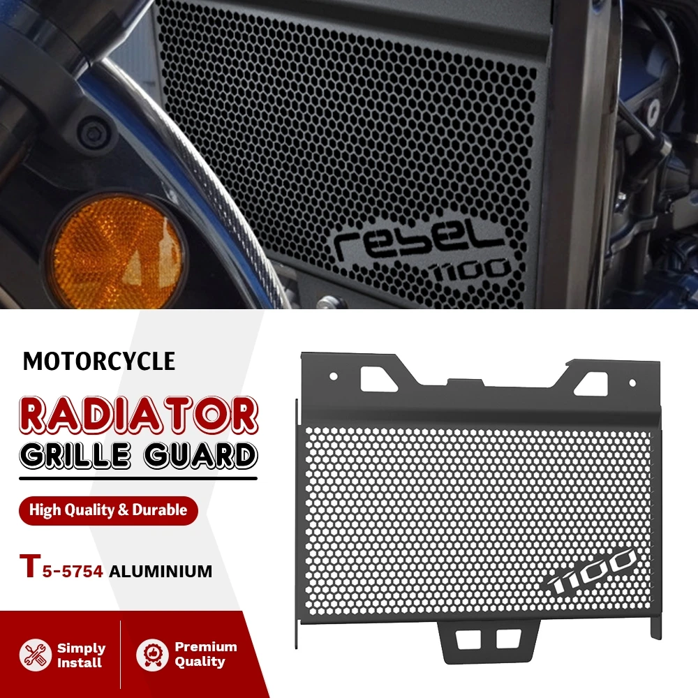 

For Honda CMX1100 Rebel1100 DCT Rebel 1100 2021-2022 2023 2024 Motorcycle Part Radiator Grille Guard Protection Cover Protector