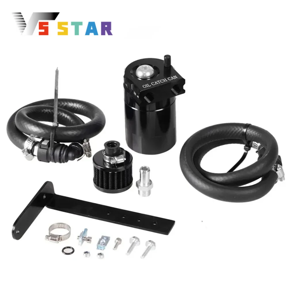 

Универсальный полировальный алюминиевый маслоуловитель 400 мл, резервуар для топливного бака с фильтром для 2011-2021 F-150 3,5 л 5,0 л, черный, красный, синий