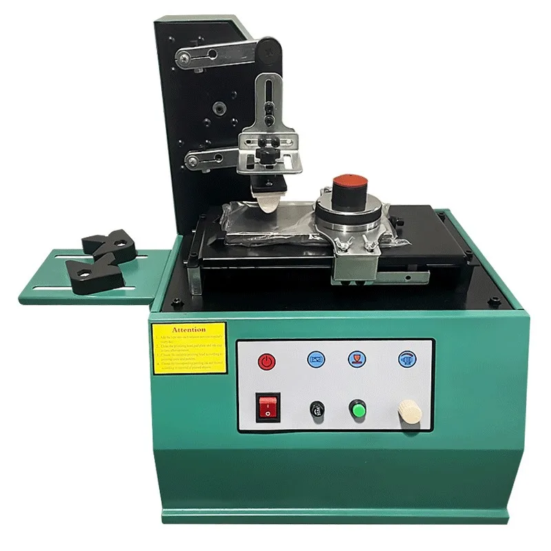 

Ink Cup Type Electric Date Coder for LOGO Printing on Glass Metal and Plastic Round Bottle Printing Machine