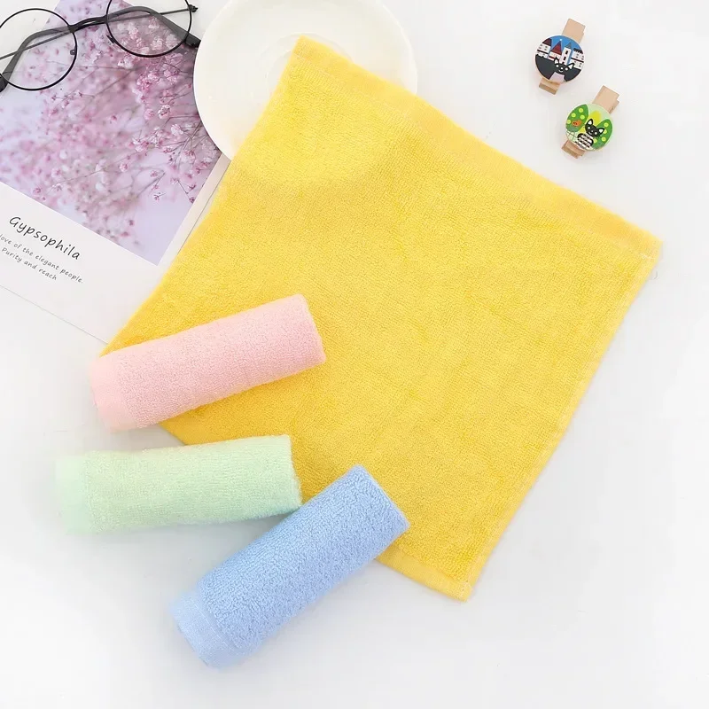 Baby Towel Face Towels Baby Bath Towel Handkerchief Burp Cloths Soft Microfiber Absorbent Washcloth Children Towels Hot 25x25cm