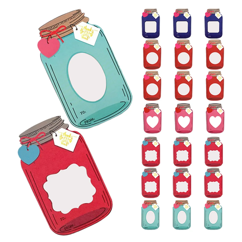 

50 Sets Mason Jar Cards Valentines Teacher Thank You Small Graduation Party Supplies s Classroom Gifts Candy Containers