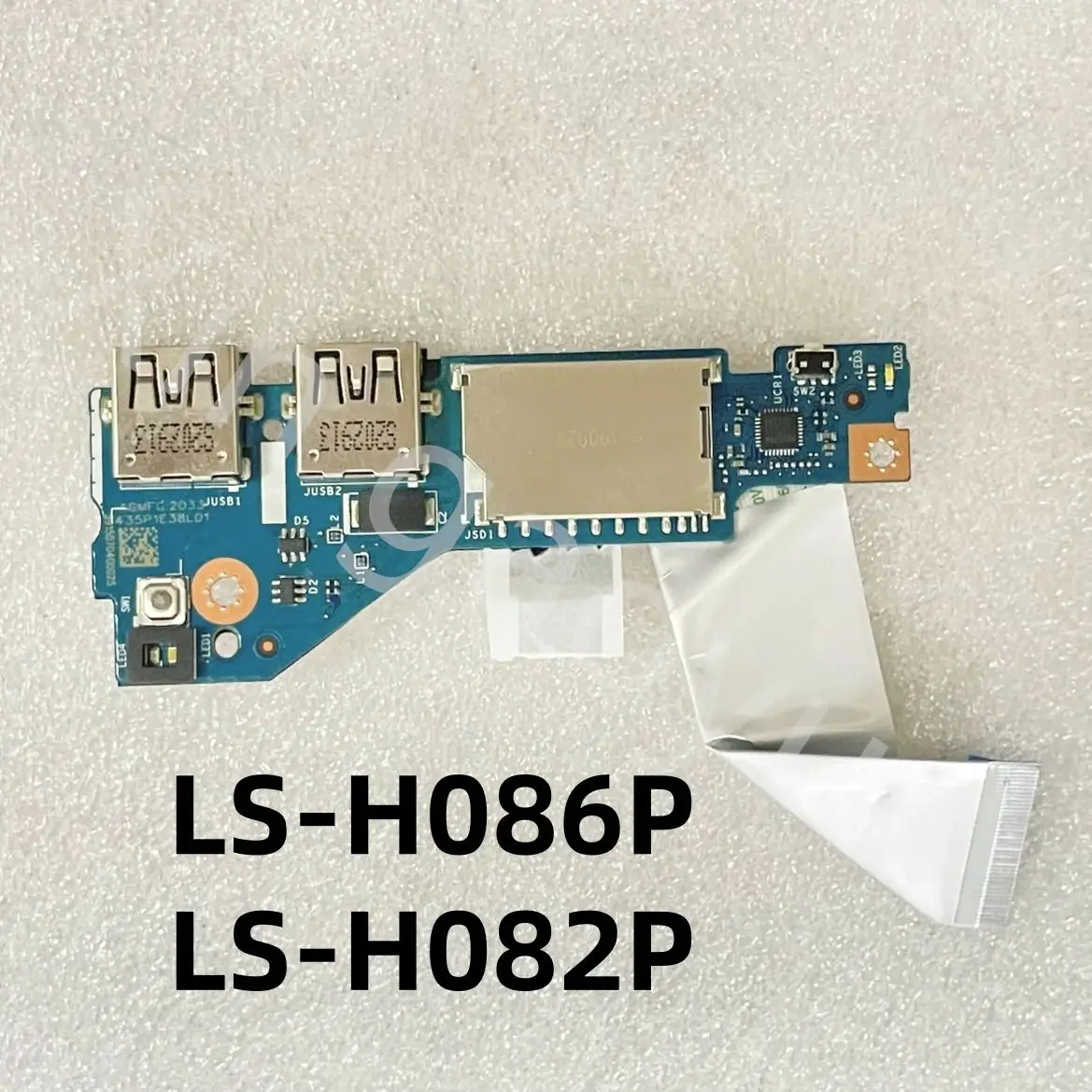 LS-H086P LS-H082P Original For Lenovo S540-14IWL  S540-13API S540-13ARE USB POWER BUTTON CARD READER BOARD W CABLE