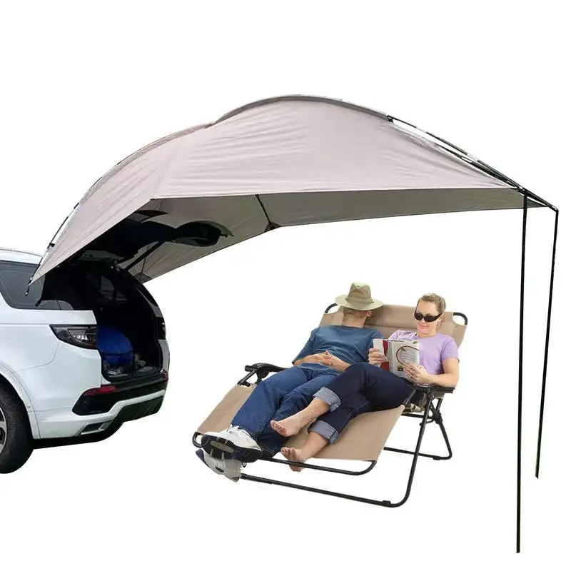 

SUV Trunk Tent Canopy Auto Camping Awning Tent Sun Protection Rainproof SUV Tailgate Tent With Awning Fits Most SUVs For Outdoor