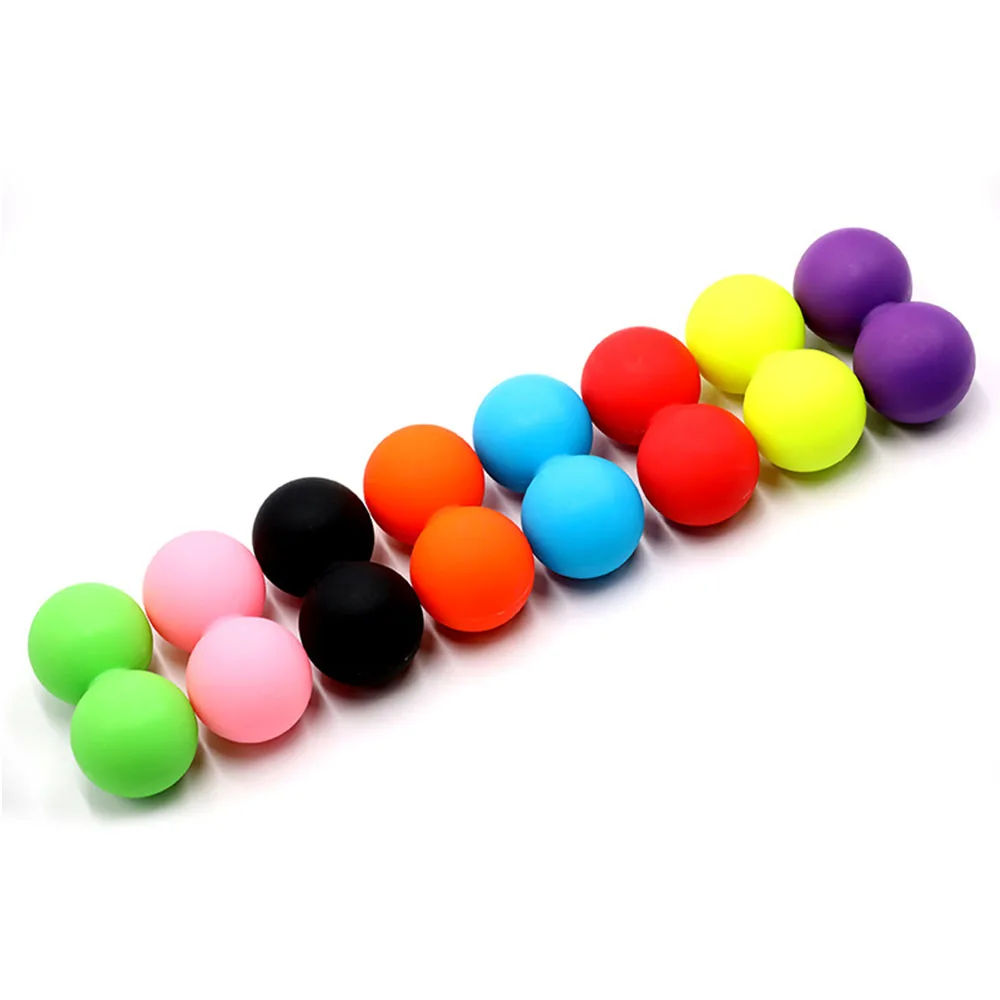 Non-toxic Eco-Friendly Silica Gel Peanut Massage Ball for Muscle Pain Relaxation Fascia Fitness Balls