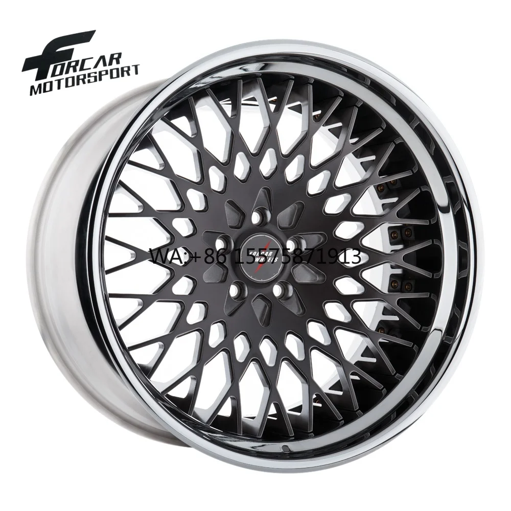 

Two-Piece Deep Concave High Quality 16 17 18 19 20 21 22 23 24 Inch Forcar Motorsport Factory Custom Alloy Forged Wheels Rims