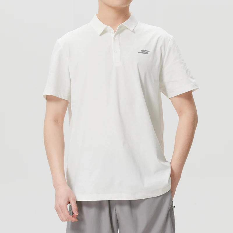 

Skechers Men's Sportswear Polo Shirt Casual Breathable Soft Short-Sleeved Shirt P226M216-0019