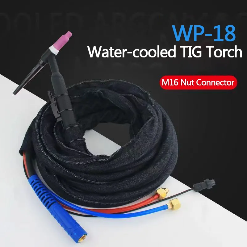 WP-18 water-cooled argon  welding torch 18 water-cooled argon arc  torch 18 welding handle line,argon arc  torch