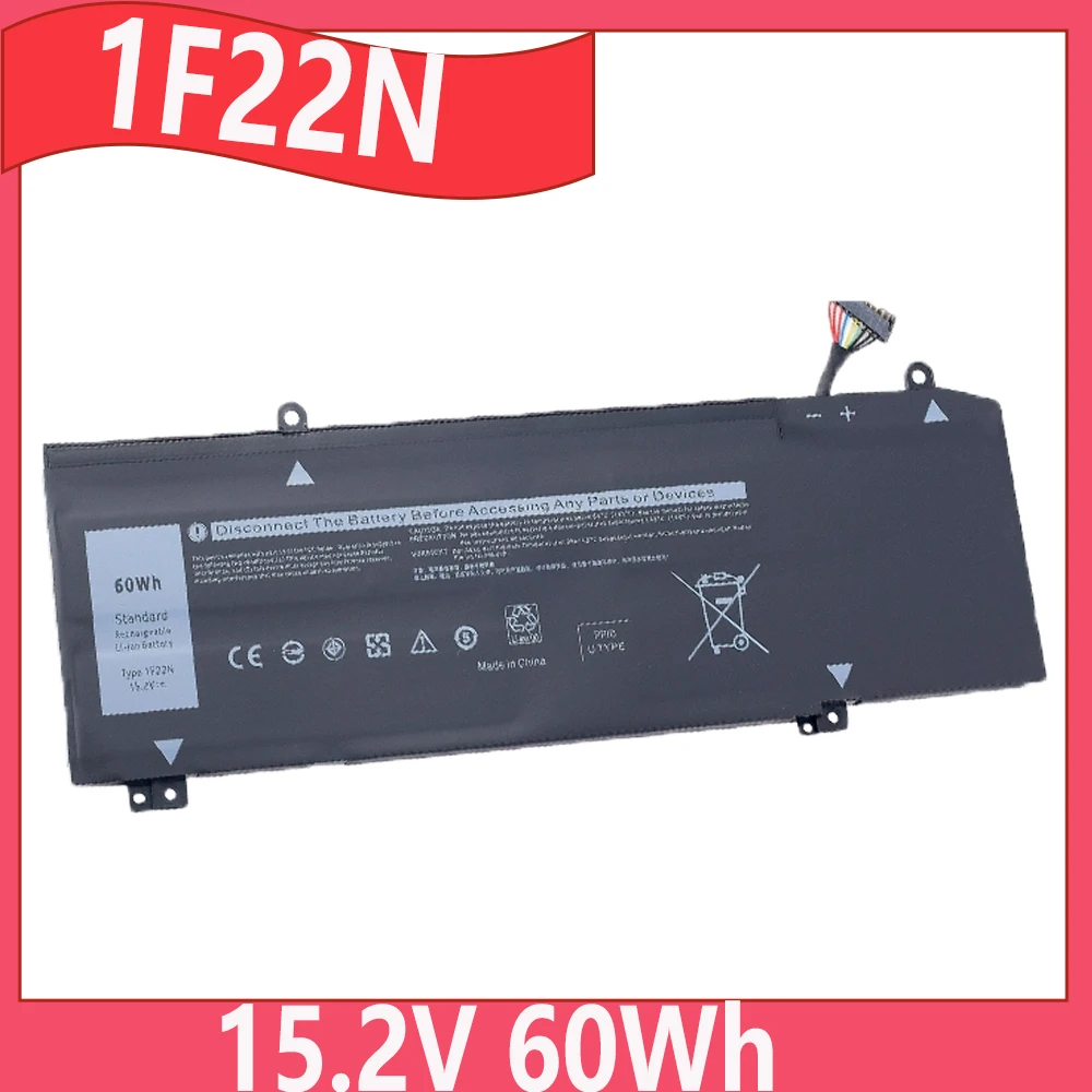 1F22N 15,2 V 60Wh batería del ordenador portátil para Dell G5 15 5590 G7 7590 para Alienware 2018 año orion M15 M17 2019 M17 R1 Series