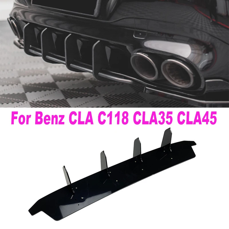 Applicable to Mercedes Benz CLA C118 CLA35 CLA45 AMG tail lip wind blade rear lip blade spoiler modification