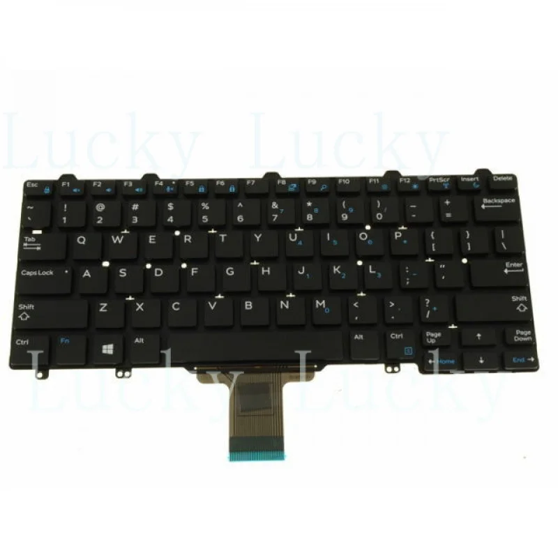 f  MJ8HY FOR DELL Latitude E5270 E7270 Laptop Keyboard without Backlit