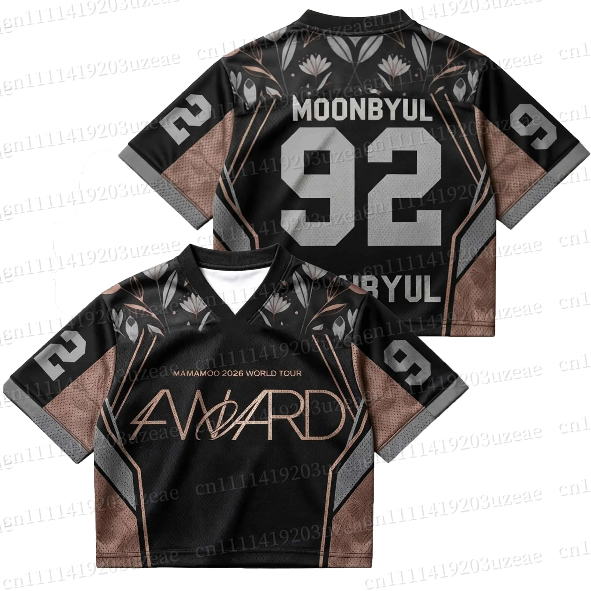 2026 Summer World Tour 4WARD Baseball Jersey Men Women Kpop Fashion Hip Hop Oversized T Shirt Concert Fans Gift Streetwear Top
