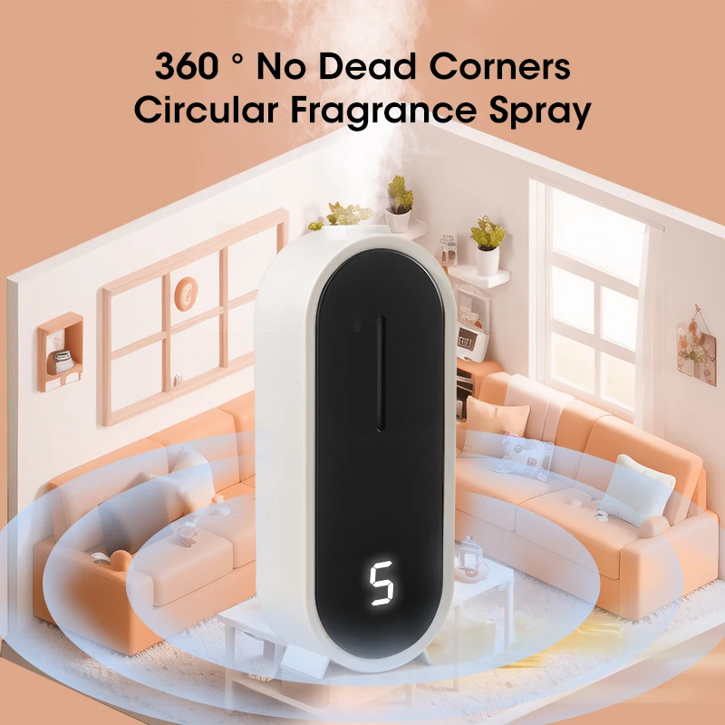 Portable Aromatherapy Machine for Home - Smart Essential Oil Aromatherapy Diffuser USB Nebulizer Car & Toilet Deodorizer view 2