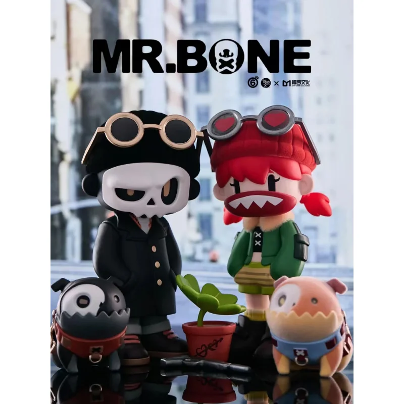 

MR.BONE-THE WILD ONE Series Blind Box Mystery Box Cute Action Anime Figures Dolls Kawaii Toys Gift Caixa Caja